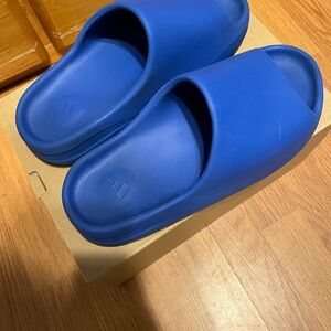 Blue Yeezy Adidas Slides